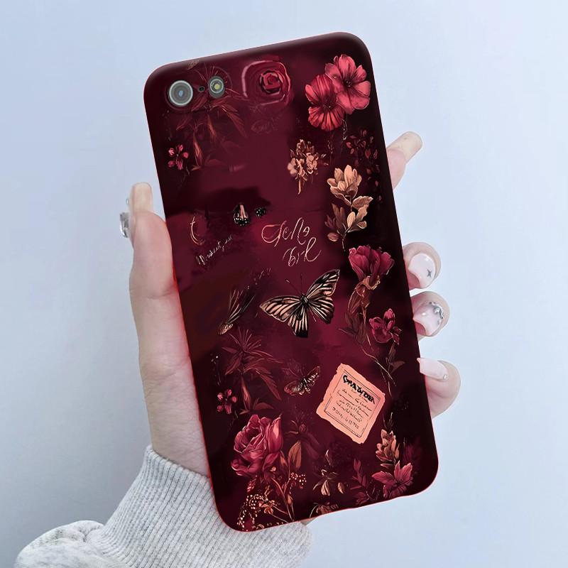 For iPhone 5s 5 se 2016 Phone Case Flower Girl Design Soft Silicone TPU Back Housing for iPhone se 2016 5 S iPhone5s 4.0" Covers