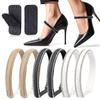 Double-Sided Rhinestone Lace-Up High Heels with Non-Slip Large Heel and Elastic Fit