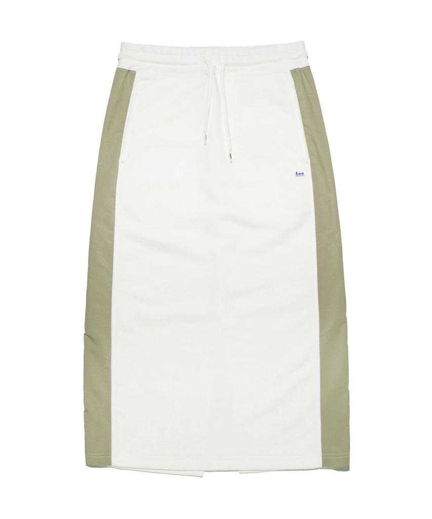 LEE Women'S Sweat Long Skirt Ivory