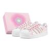Originals Superstar 2 Skateboard Shoes Women's Low Top White/Yellow/Pink JH9976(Team1655-S-BOX)