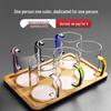 ZISIZ High Borosilicate Glass Cup with Handle