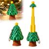 Tree Shaped Keychain Retractable Christmas Longsword Toy, 3D Printed Xmas Stress Relief Fidget Toy Keychain, Holiday Mini for Backpack Charm