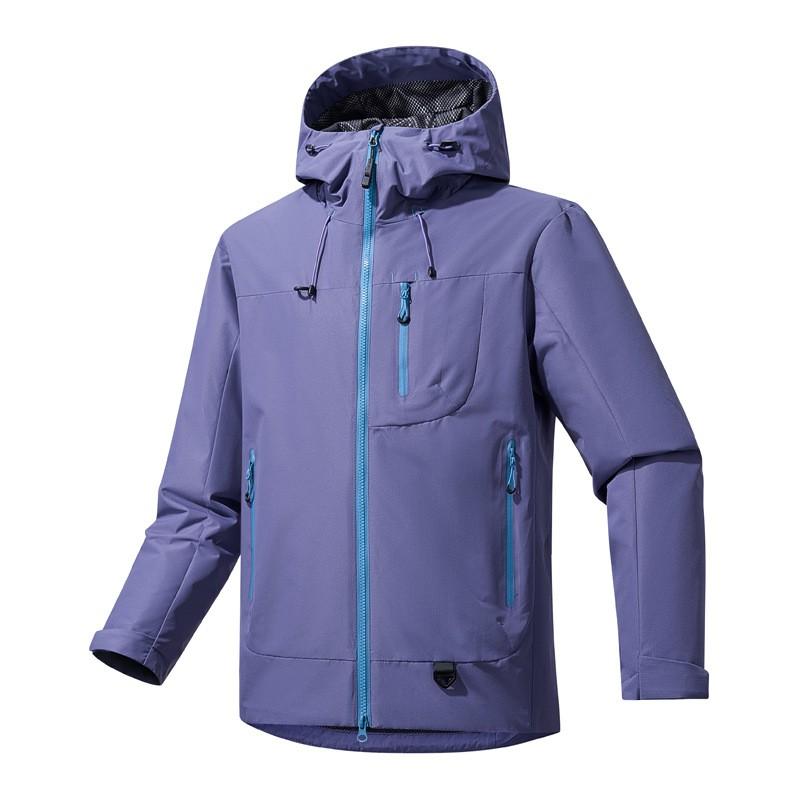 Unisex 3-in-1 Windproof Waterproof Softshell Jacket With Removable Fleece Liner Hiking Camping Travel