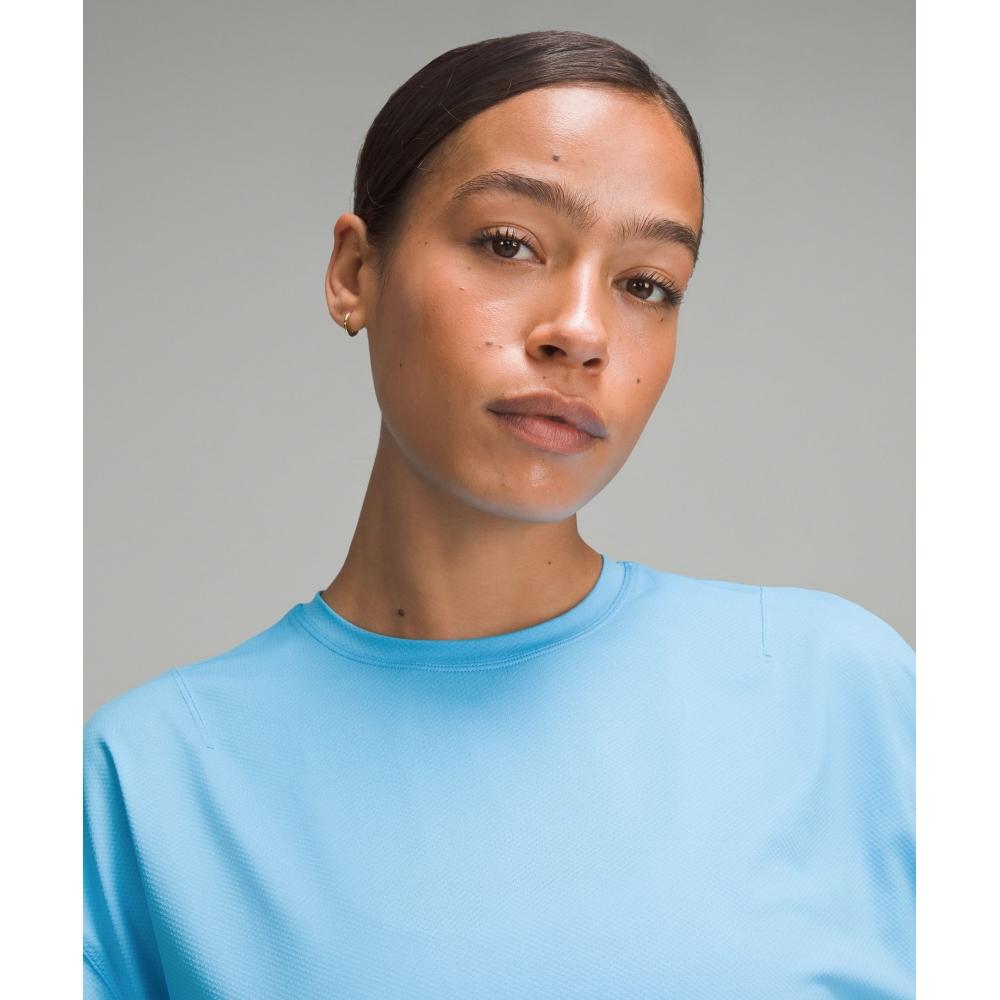 Lululemon Abrasion ResisTanT Training T shirT Kayak Blue lighT