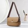 Solid color messenger bag versatile high value fashion trend women's bag high sense large capacity shoulder bag bags
