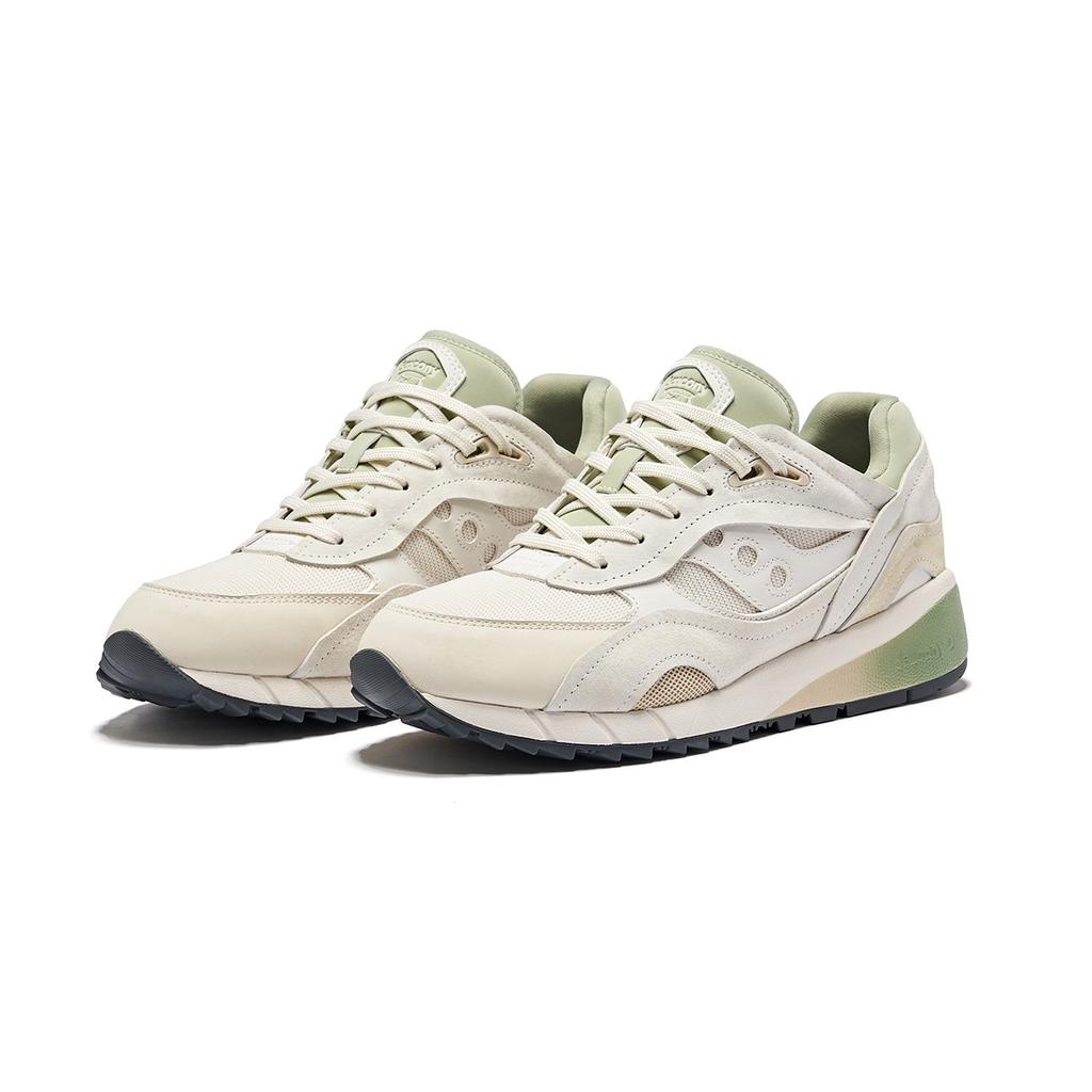 Saucony Low Top Running Shoes Unisex Beige Green - S79039-4