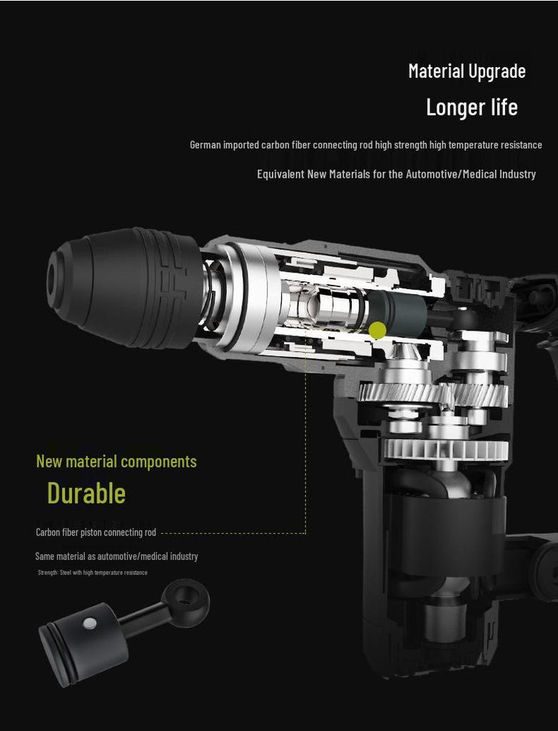 Wickes WU327 Industrial-Grade Hammer Drill with Clutch