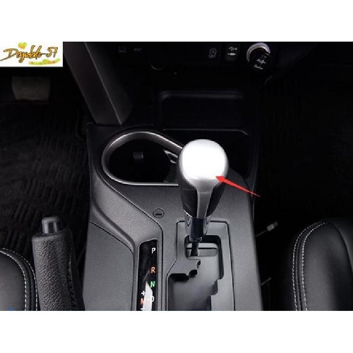 ABS Chrome Gear Shift Knob Trim Cover Fits For Toyota RAV4 2016-2018 New