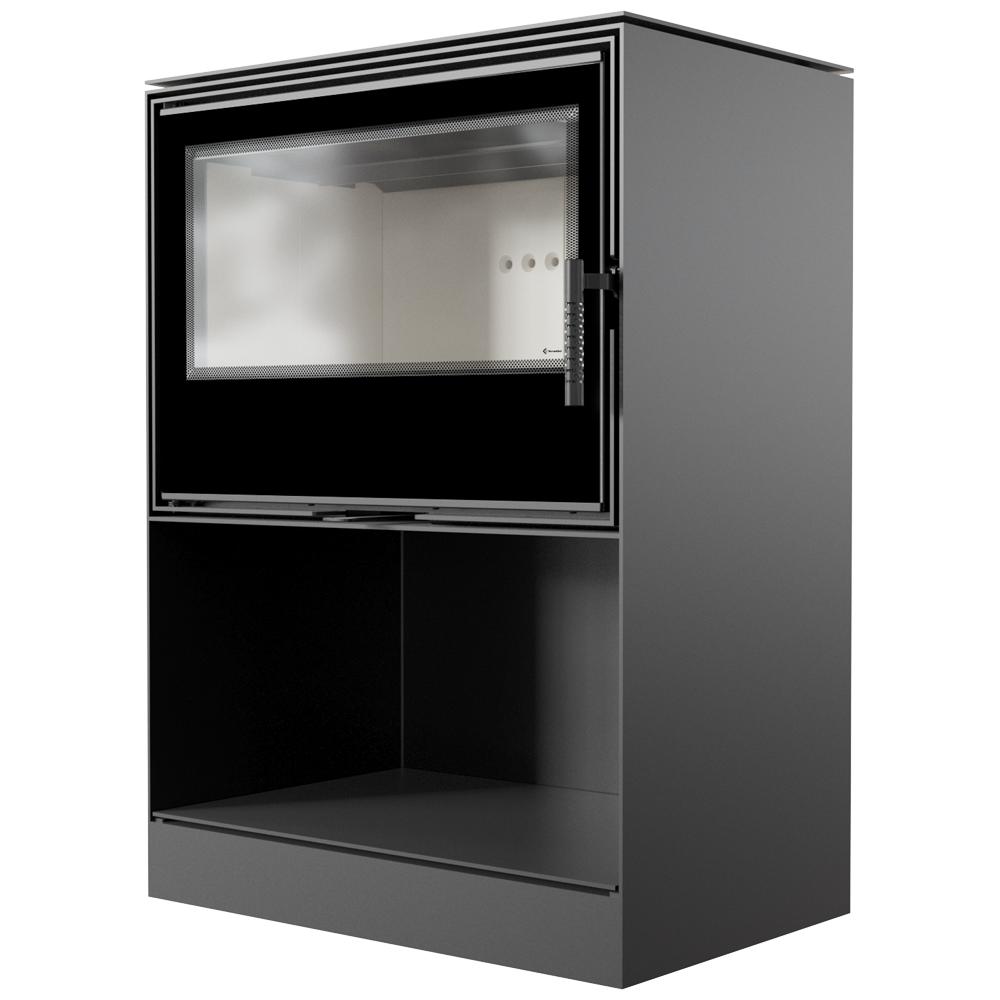 Freestanding Fireplace Stove KRATKI Kari 12kW Ecodesign RECUPERATION ACCESSORIES