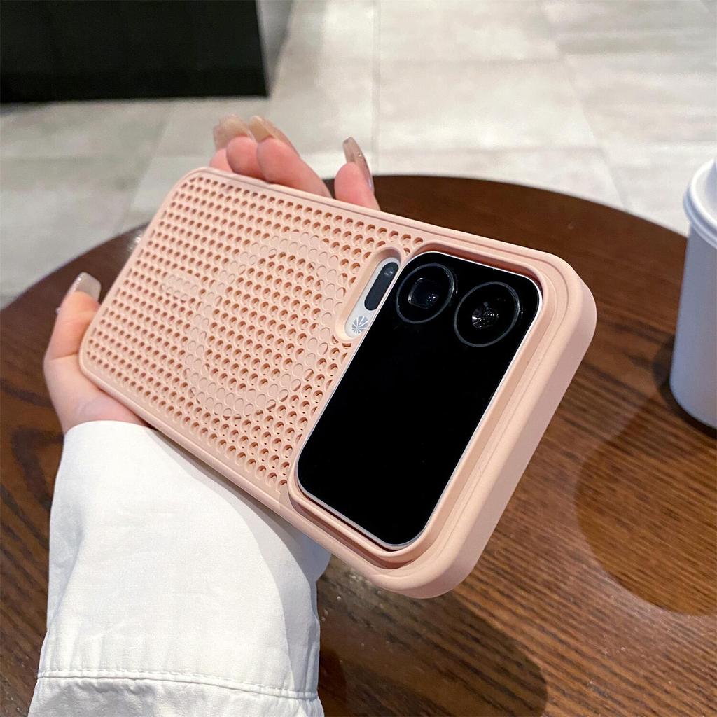 Honeycomb Mesh Heat Dissipation Magnetic Phone Case For Xiaomi Mi 17 Pro 17 Pro Max 15 14 13 Pro For Magsafe Hard PC Back Cover