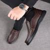Fashion Men's Leather Loafers Comfortable Slip-On Men's Driving Shoes Men Casual Penny Moccasins Lightweight Business Male Dress Shoes