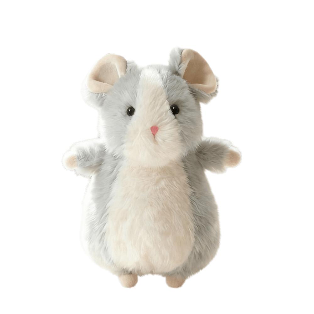 Knuffelig Zacht Fancy Rat Pluche Speelgoed Cartoon Dier Pluizig Gevuld Huisdier Rat Pluche 18cm Mini Grijs Wit Bruin Muis Pluche Hanger