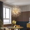 Restaurant Chandelier Crystal Cream Style Simple Modern Luxury Nordic Dandelion Internet Celebrity Living Room Bedroom Lighting