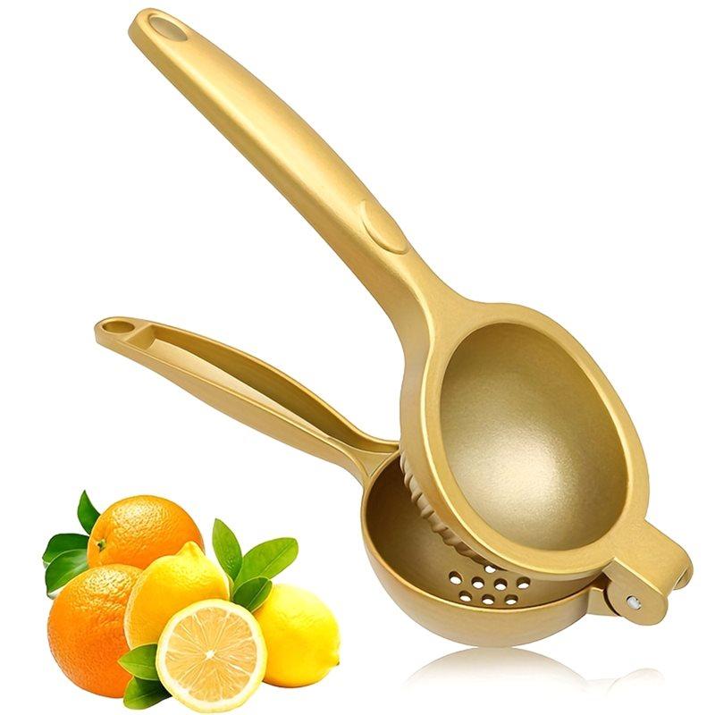 ABBP-1Pcs Premium Zinc Alloy Manual Juicer Heavy Duty Hand Press For Fresh Lemon Orange Portable Kitchen Tool With