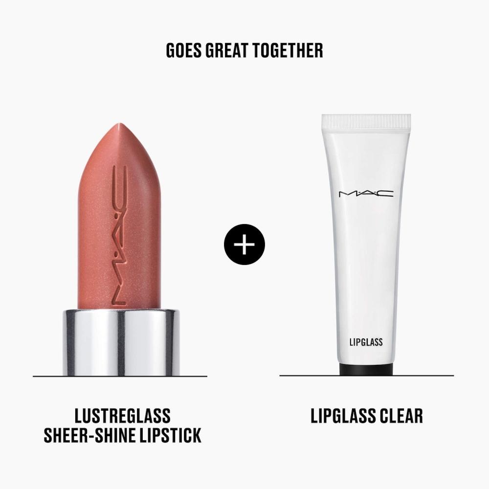 Mac Cosmetics Lipglass Clear High Shine  Conditioning + Smoothing Lip Gloss 0.5 Oz 15 Ml 0.5 Oz 15 Ml