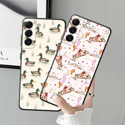 Case for Samsung Galaxy A23 A55 A73 A51 A52 A36 A37 A53 A17 A05 A57 A15 A25 A16 A06 Phone Cover A50 A41 A70 A13 A12 Cartoon Duck