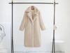 2024 Extra Long Plus Size Women's Faux Rabbit Fur Coat - Warm Winter Outerwear