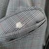 Sears 70s Vintage Glen Check All Weather Coat Gray Chester Men's Used