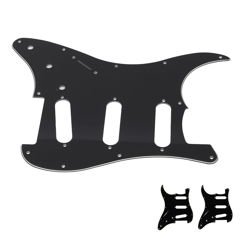 Guitar Pickguard Scratch Plate 11 Holes Left Handed Electric Guitar Pickguard for Practice and Perfo