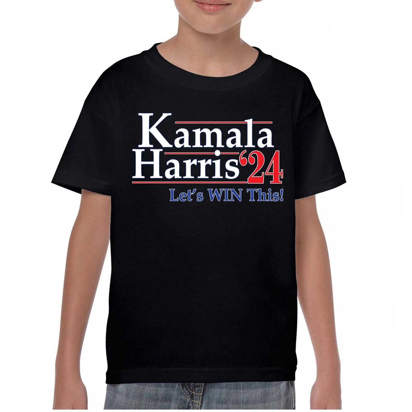 

Kamala Harris 24 Let s Win This Youth kids boys T-Shirt President Madam Im Speaking Kids 120