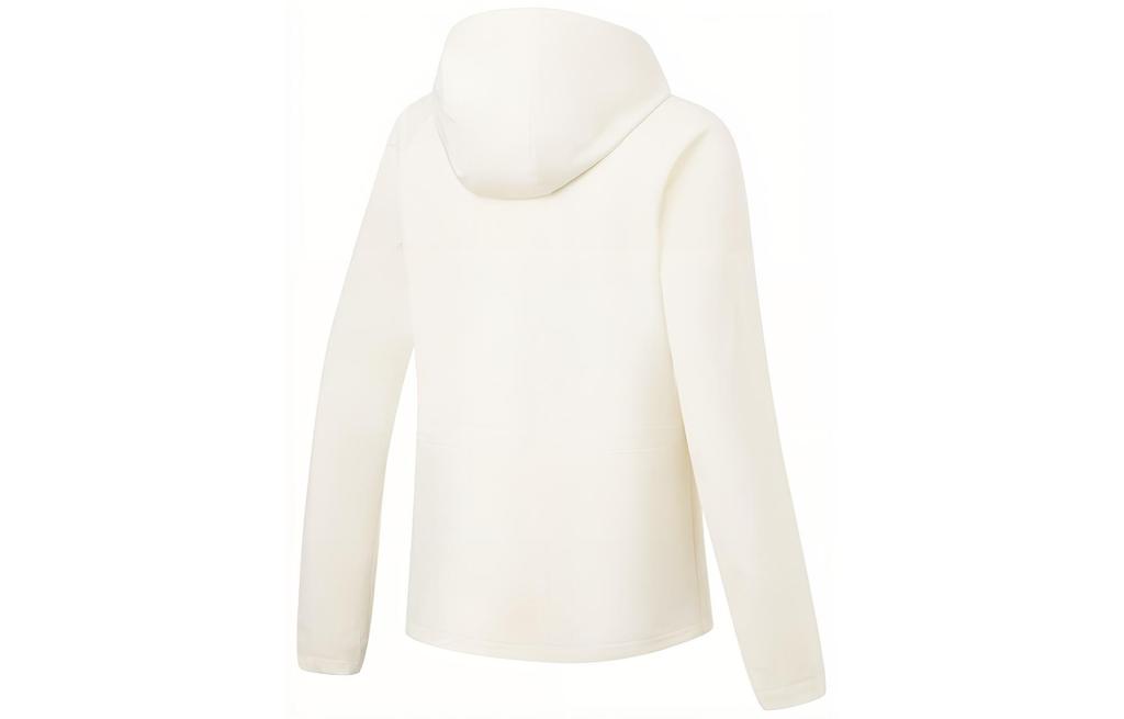 Li Ning Fitness Series Jackets Women's Champagne White Hooded Moderate Other AFDT650-1