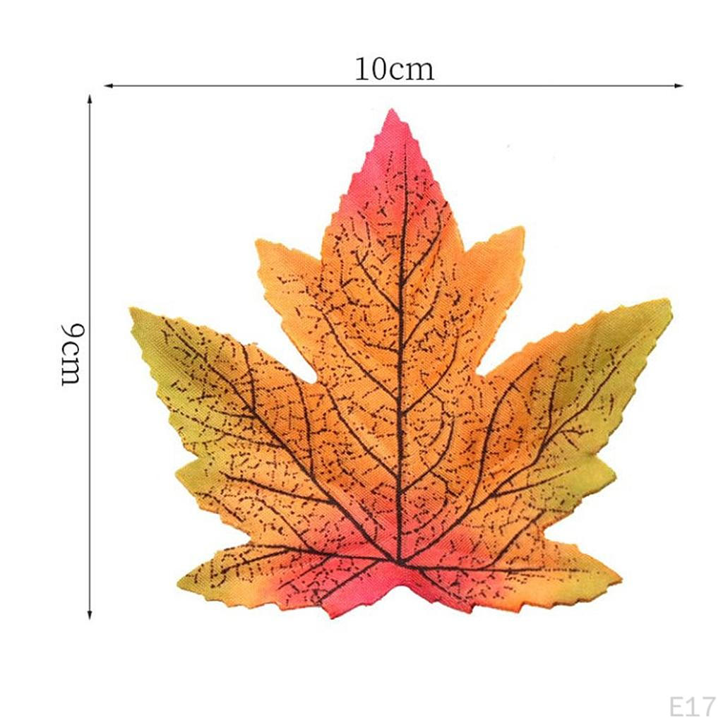 11 Colors Artificial Leaves Leaf Wreath Festival Holiday Wedding Shower Decorations Crafts
