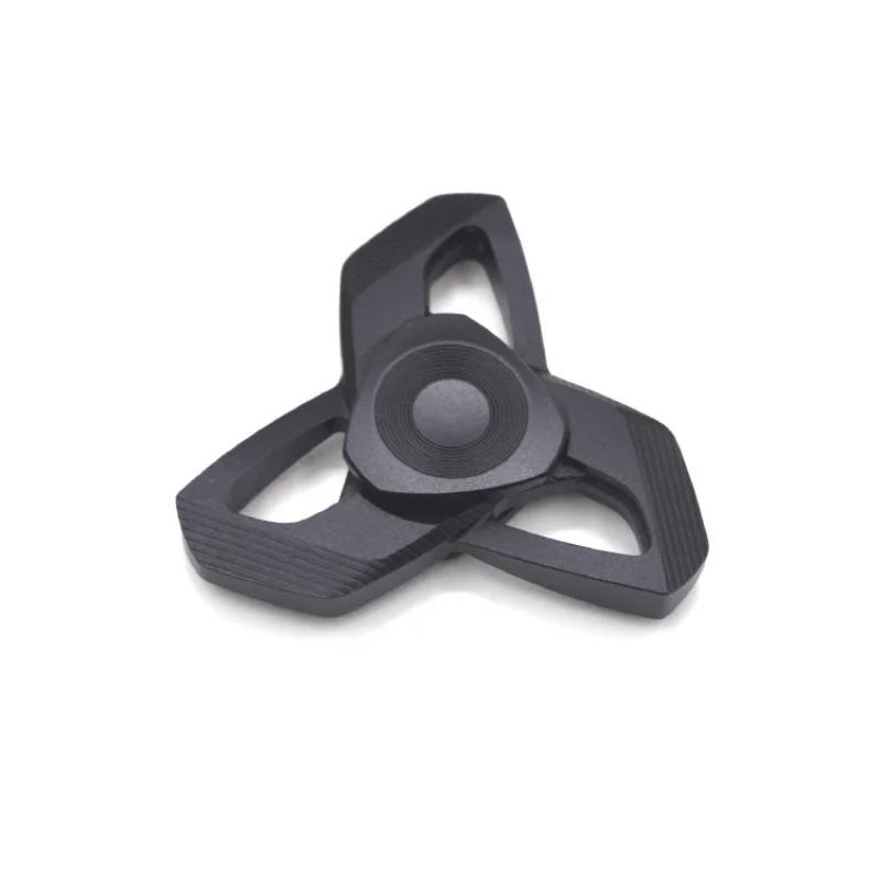 

Metal Hand Spinner Fidget Toys EDC Fingertip Gyro Stress Relief Finger Game High End Birthday Gifts for Adult Children чёрный