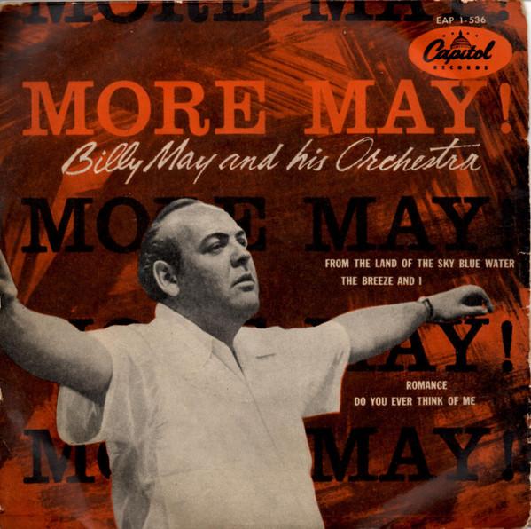 

7inch Record BILLY MAY HIS ORCHESTRA More May EAP1536 Capitol Records UK Jazz Used