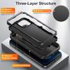 For iPhone 12/12 Pro Anti-Scratch Case TPU+PC Drop Protection Phone Cover