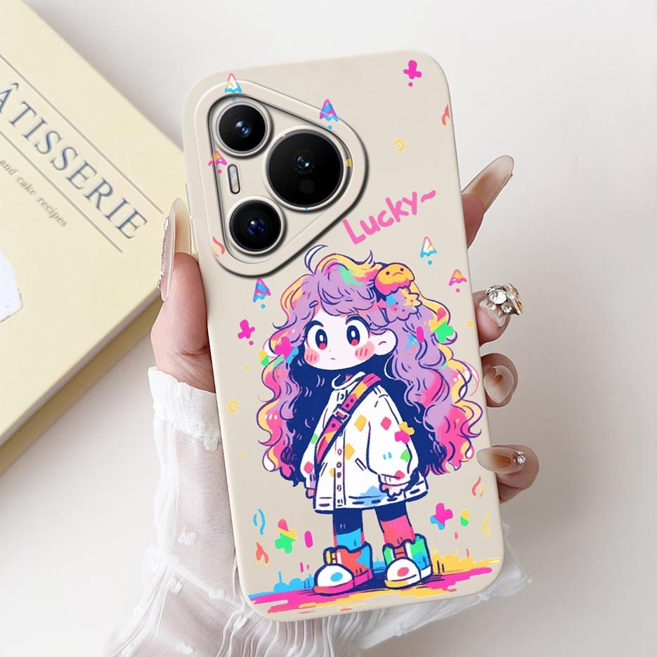 For Huawei Pura 70 Pro 5G Case Cute Cartoon Cover Shockproof Soft TPU Phone Cases For Huawei Pura 70 Pro Plus Pura70 Pro+ Fundas