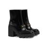 Gucci Womens Horsebit Ankle Boot 'Black' (women's sizes) Black Ankle Boots 750589 AACAT 1000