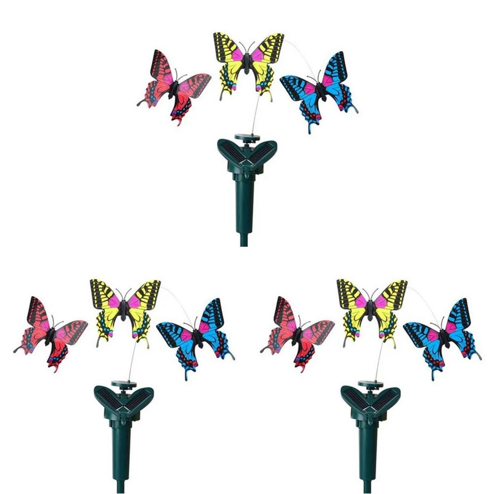 Solar Flying Humming Bird Indoor Outdoor Dancing Fluttering Butterflies Waterproof Creative Craft Atmosphere for Home Walkways