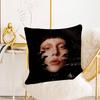 Singer Llady Ggagaes Pillow Case For Sofa Decor Car Office Room Printing Cushion Cover Decorations And Protector