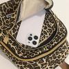 Women's Leopard Print Backpack Tote
