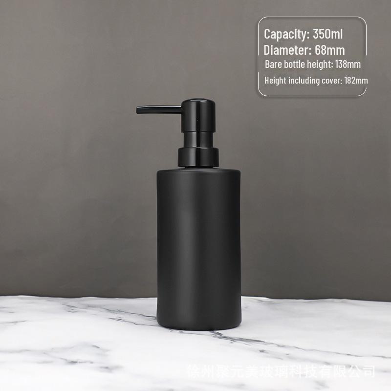 Nordic Style Glass Lotion & Soap Bottle for Home, Hand Sanitizer, and Hotel Shower Gel