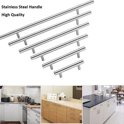 Furniture Component Cabinet Handles T-Bar Handle Stainless Steel Knobs Wardrobe Pulls Door Knobs