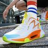 Men's Basketball Shoes Breathable Cushioning Non-Slip Wearable Runing Shoes Gym Training Athletic Basketball Sneakers for Women