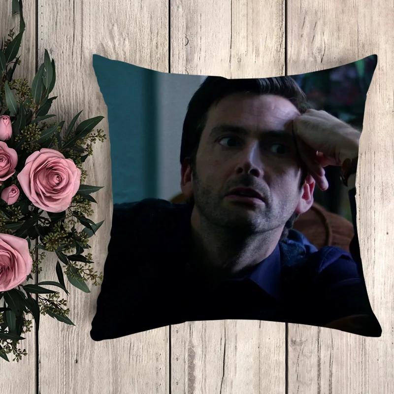 Kissen David Tennant Dekorative Kissenbezüge für Kissen 45x45 Kissenbezüge Sofakissen Kissenbezug Deko 40x40 Autodekoration