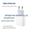 PD35W GaN EU Plug Charger with CE/ROSH Certification for PD20W Fast Charging