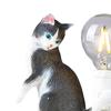 Artificial Cat Shaped Bedside Table Wall Lamp Desk Night light house Decoration Housewarming Gift