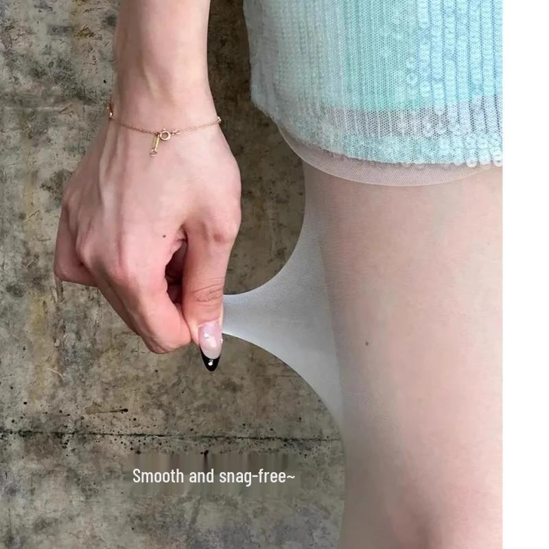 Plus Size Mint Mambo Ultra-Thin Anti-Snagging Green Pantyhose - Sexy 0D Whitening Summer Tights.