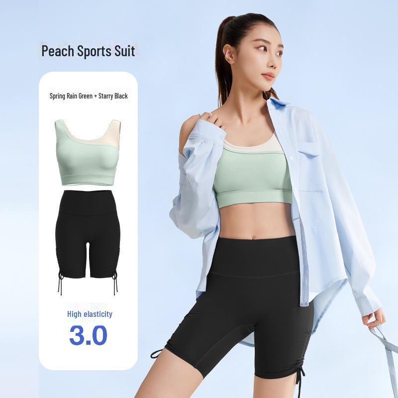 Juyitang Seamless Summer Yoga Suit: High-Elastic, Slim-Fit, One-Piece with Beautiful Back Design