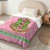 1PC Aka Patterned Flannel Blanket Suitable For All Seasons For Home Decor Warmth And Comfort Gifts Holiday Present