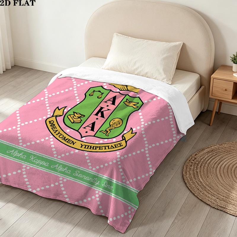1PC Aka Patterned Flannel Blanket Suitable For All Seasons For Home Decor Warmth And Comfort Gifts Holiday Present