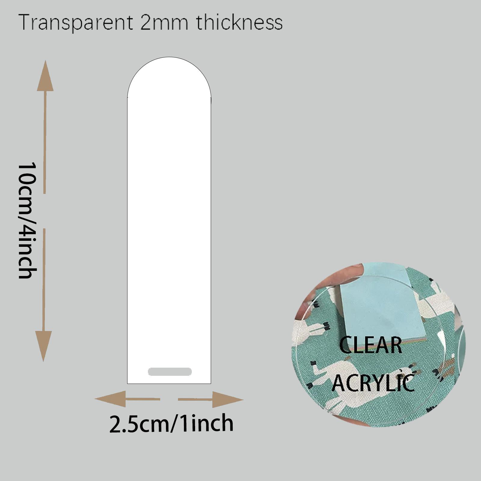 

30/50/100PCS Gold/Silver Mirror Acrylic Bookmark,Clear DIY Acrylic Blanks Wedding Place Cards,Gift Tag,Party Banquet Seat Decor 30PCS
