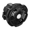 Multifunctional Outdoor Fan with Hanging Hook and LED Light Regulable Fan for Hiking Backpacking
