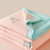 1pc Unprinted Cotton Quilt  Cool Summer Air Conditioning  Solid Color  Skin Friendly  Washable  Lightweight