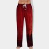 Men's Halloween Print Drawstring Pants Casual Pajama Pants