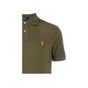 Polo Ralph Lauren Einfarbiges Logo Bestickt Lässiges Kurzarm Poloshirt Herren Oberteile Grün 710 795080-017