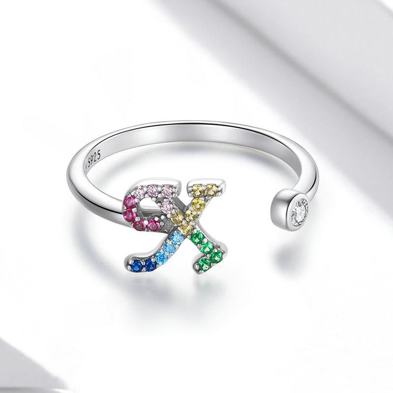 Uloveido Braccialetti personalizzati con iniziali dalla A alla Z, con 26 lettere dell'alfabeto, perle d'acqua dolce naturali e braccialetto di perline di giada afgana color caramella, Acciaio